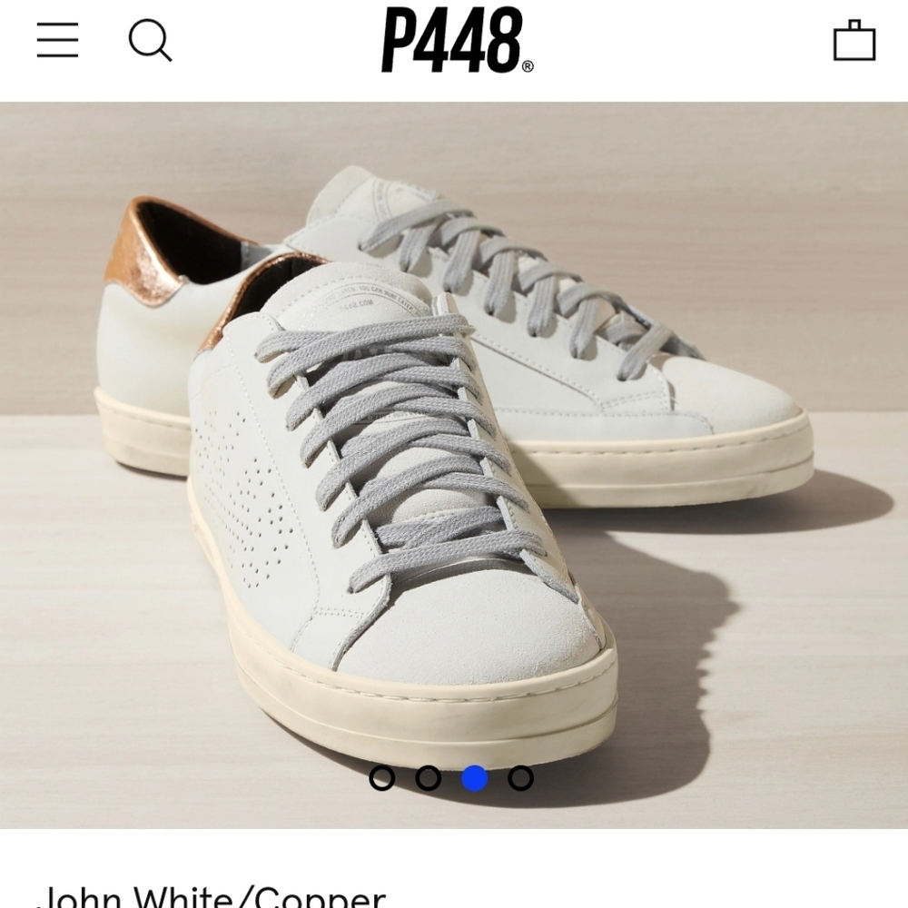 Women's P448 leather sneaker, Eur 41